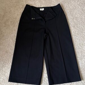 Kate Spade Black Wide-Leg Trousers/Pants
